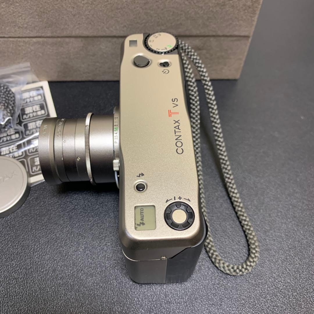 コンタックスCONTAX TVSフィルムカメラ通電確認済　 現状品　動作未確認