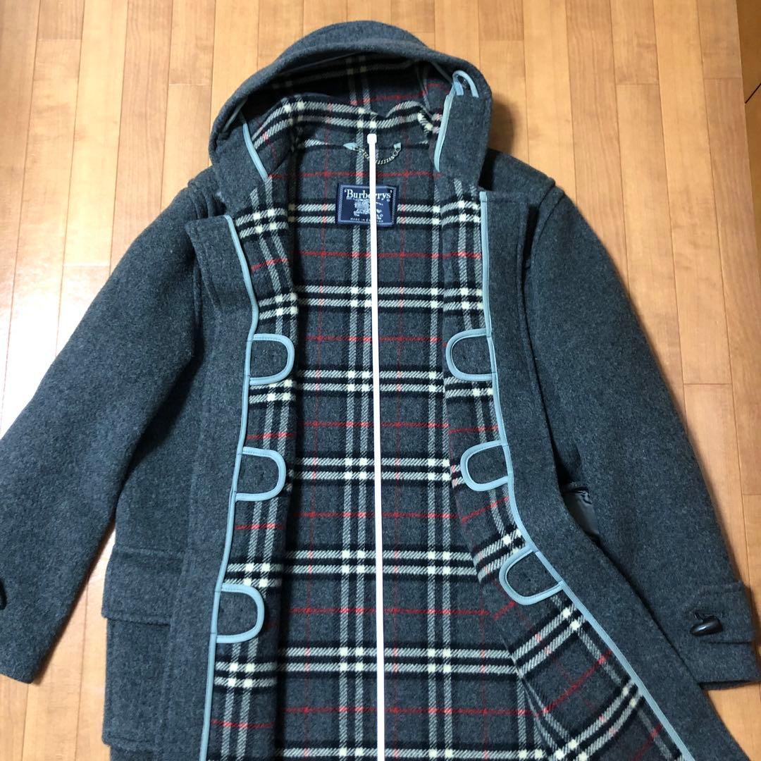 BURBERRYS バーバリー ダッフルコート 英国製　グレー
