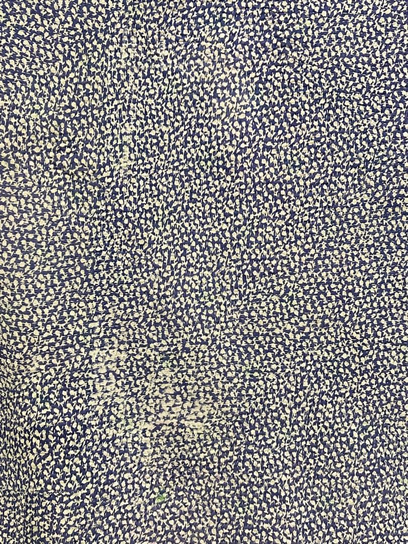 カンタ 刺繍 ラリーキルト インド ビンテージ布 ベッドカバー ソファーカバー