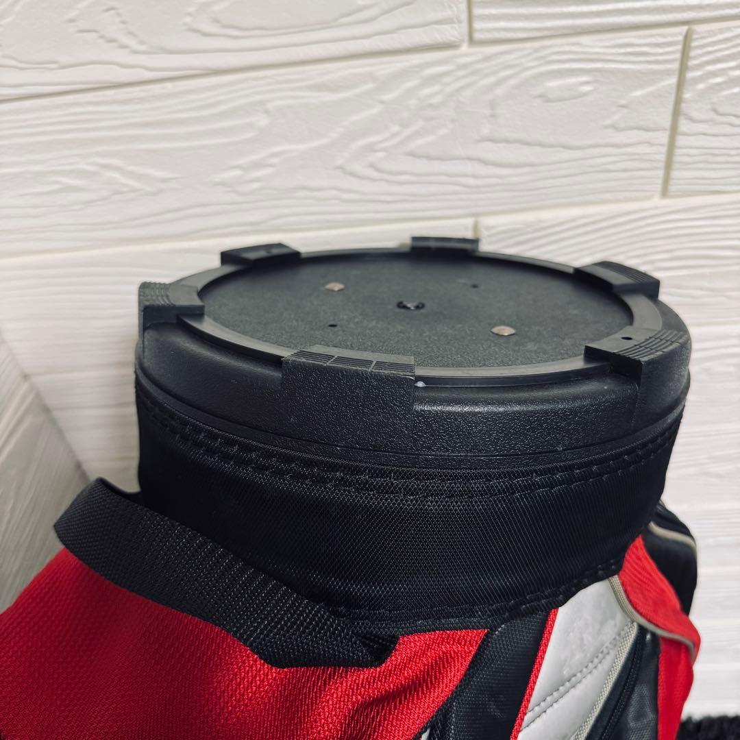 Puma プーマ　ゴルフキャディバッグ 黒/赤