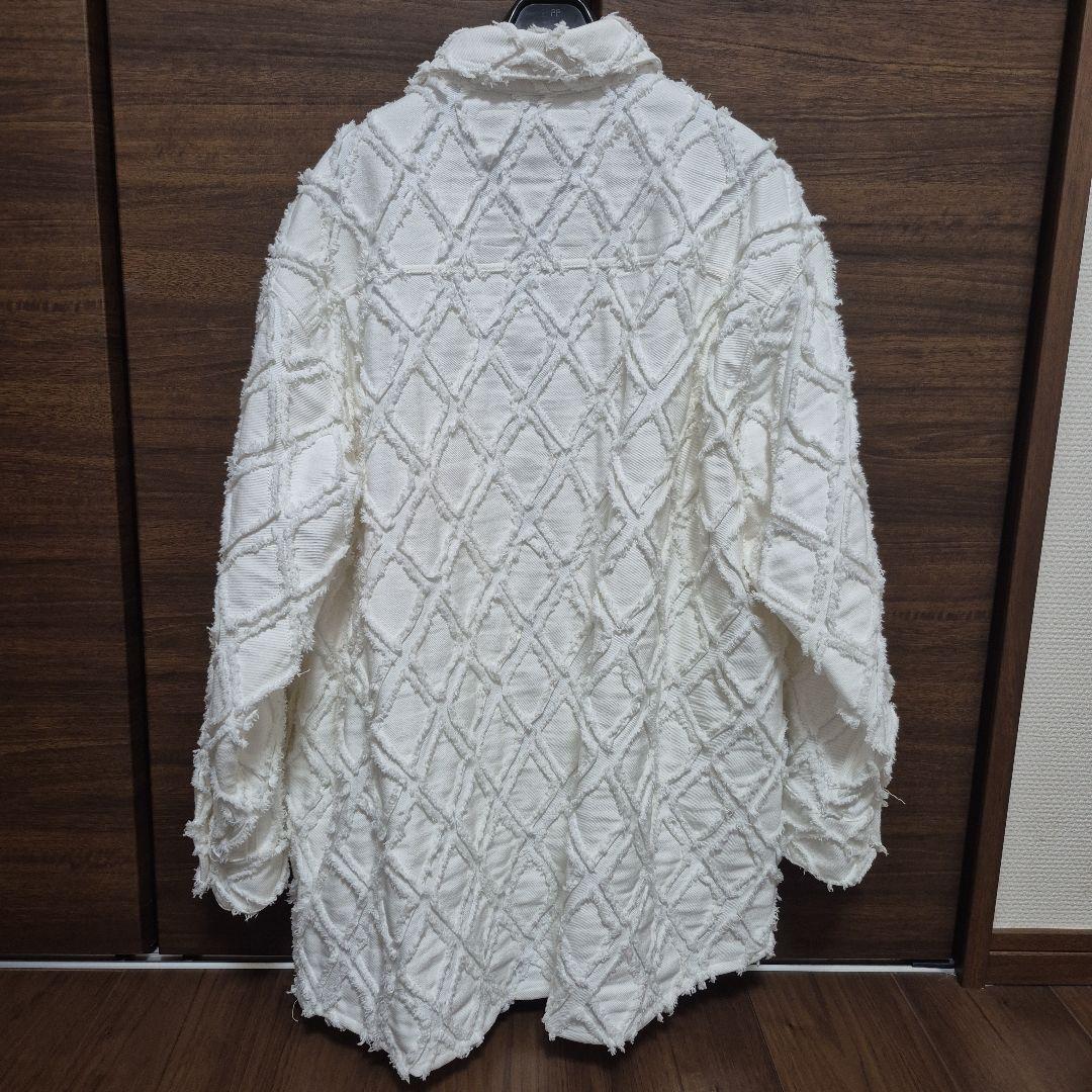 ダブルスタンダード　ダイヤカット デニムシャツ