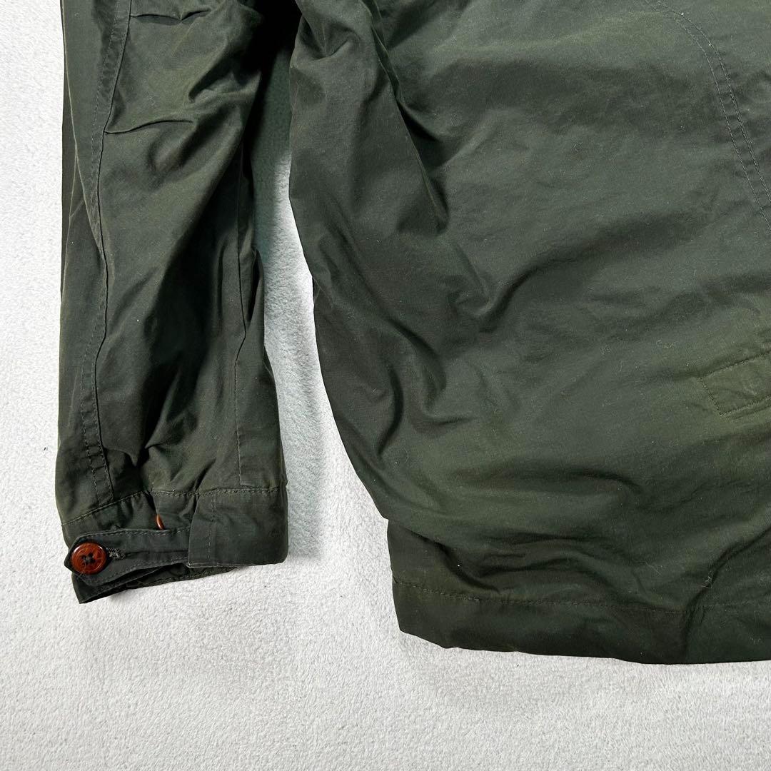 【フレッドペリー】モッズコート　カーキ　メンズS 背中ロゴワッペン　刺繍