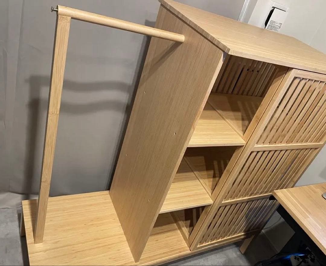 IKEA NORDKISA イケア ノールドシーサ オープンシェルフ 竹製