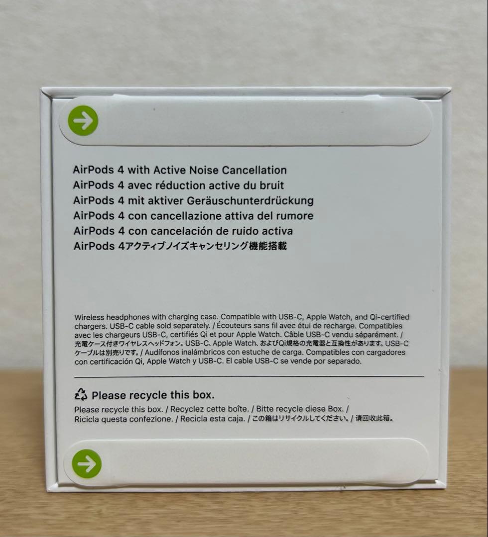 AirPods 4 アクティブノイズキャンセリング　新品