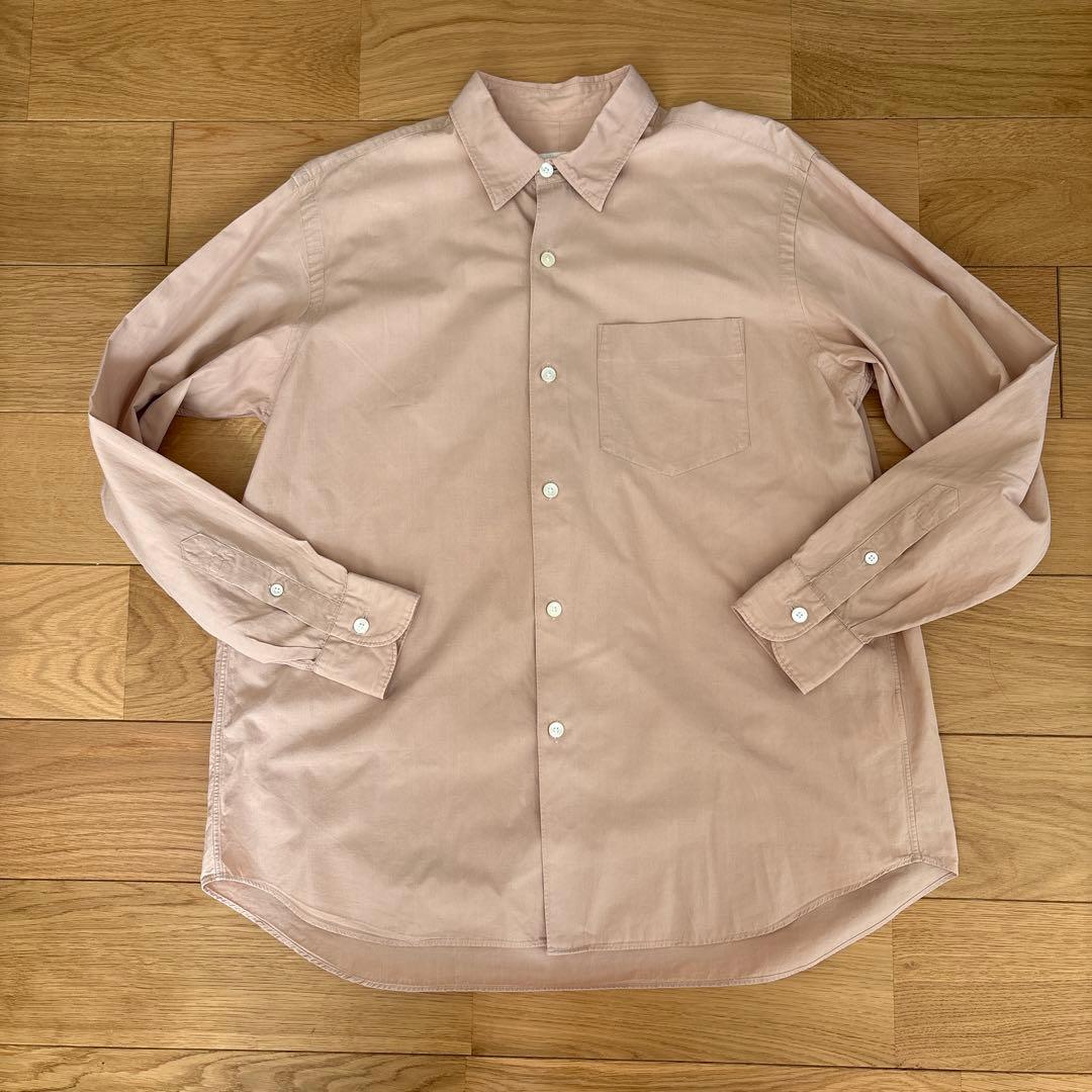 COMOLI シャツ　Sand Pink サイズ0