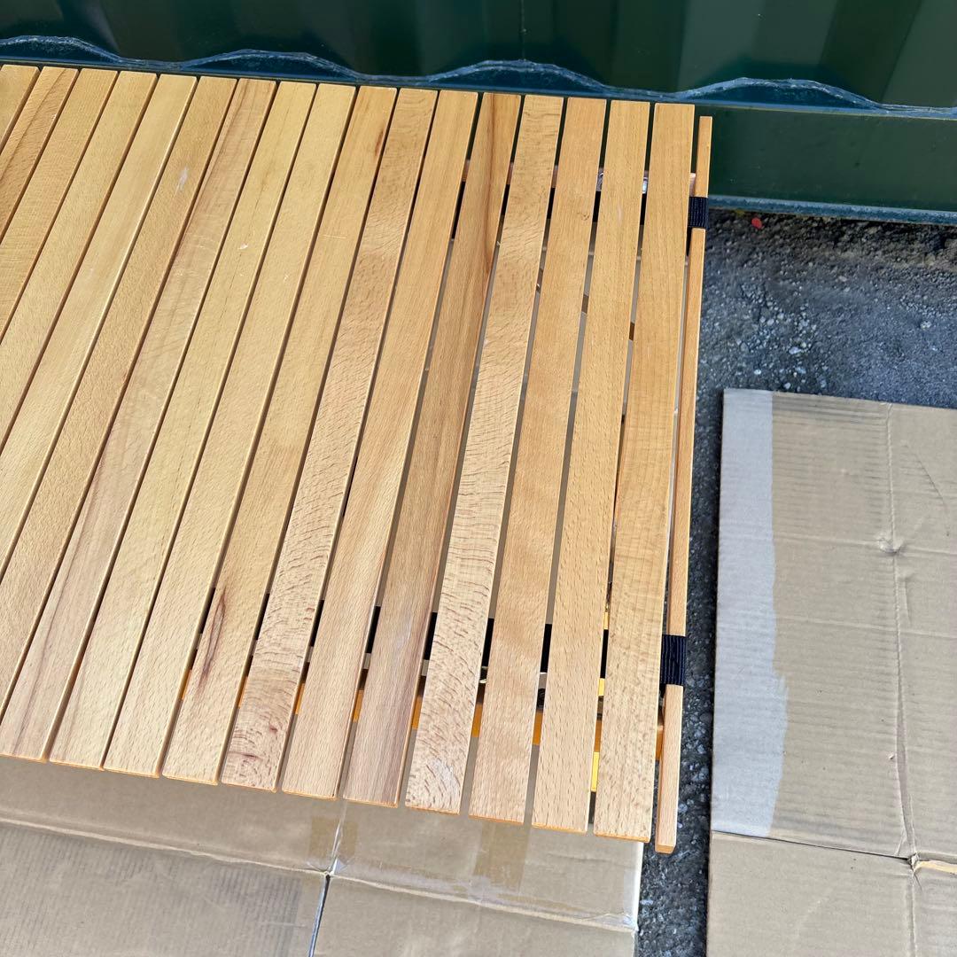 Curiace キュリアス ロールトップテーブル　ブナ　天然木　100cm