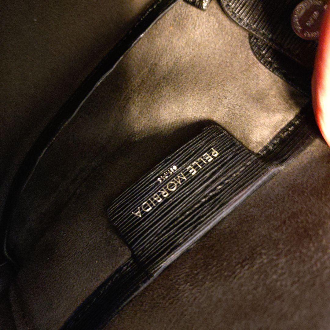 最終値下げ☆PELLE MORBIDA 黒 レザービジネスバッグ