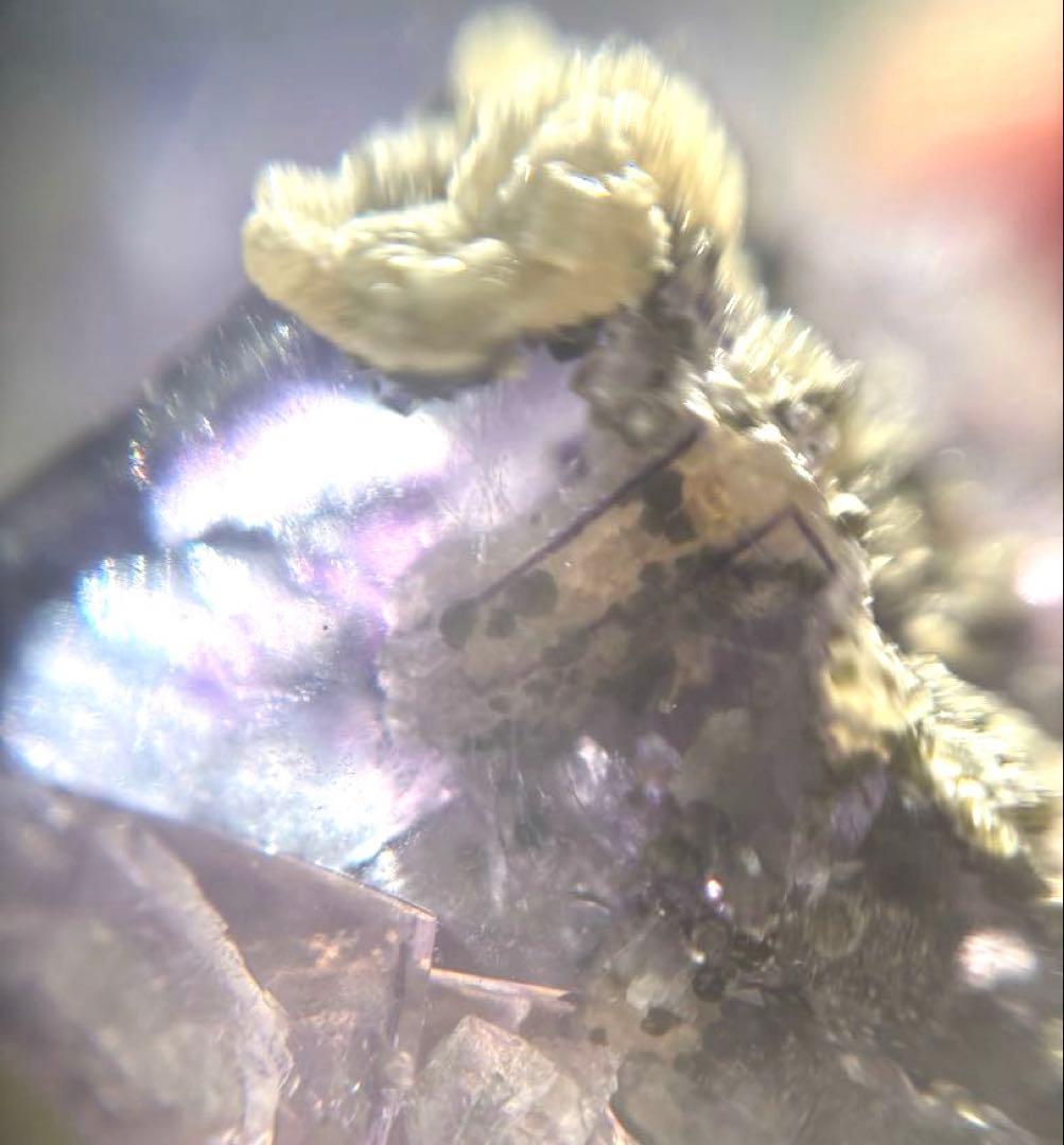 中国産　フローライト　パイライト　水晶　共生鉱物　原石　鉱物標本