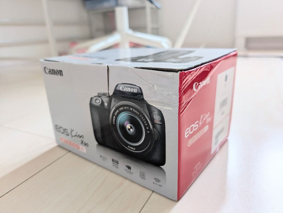 新品未使用Canon EOS Kiss X90 デジタル一眼レフ標準ズームキット