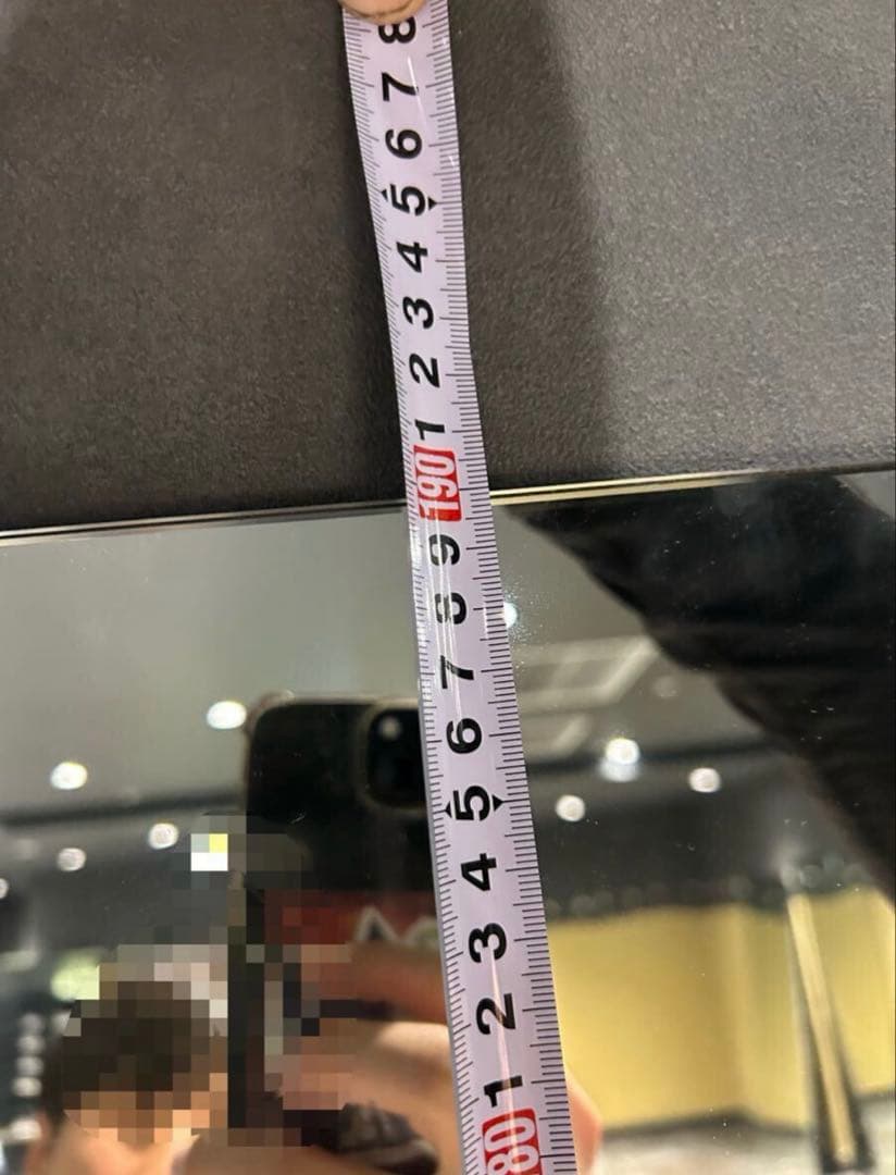 ジム用全身鏡 ミラー 約106cm×約190cm 直接引き取り限 千葉県市川市③