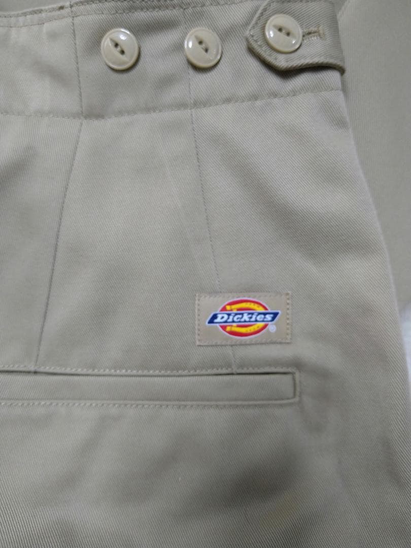 値下げ styling/ ベージュ ワイドパンツ