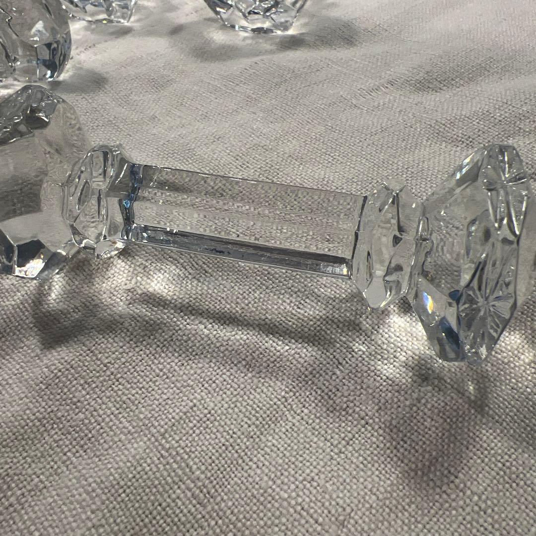 サラグレース　ガラス　カトラリーレスト 6個セット