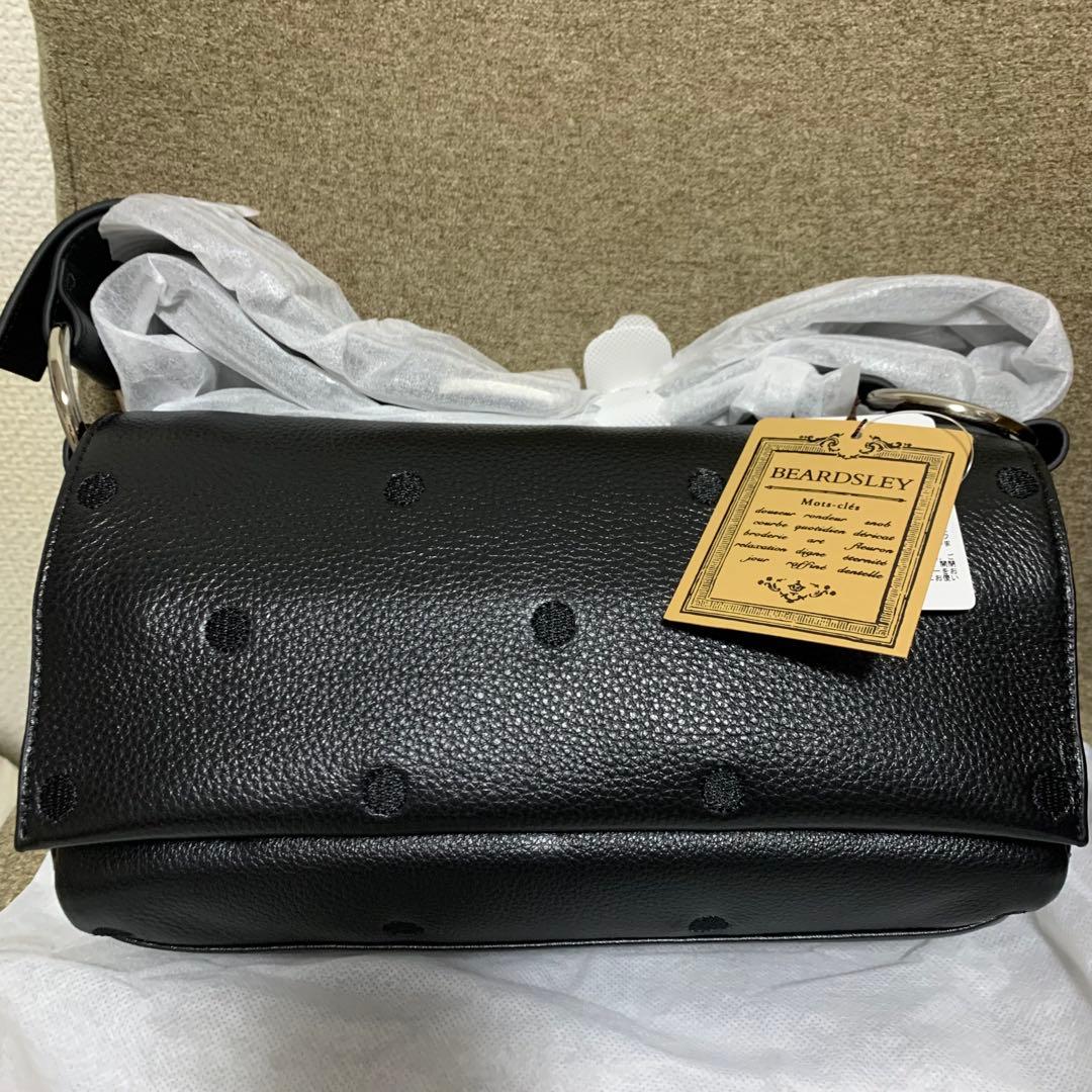 【新品未使用タグ付き】BEARDSLEY ビアズリードットボディバッグ ブラック