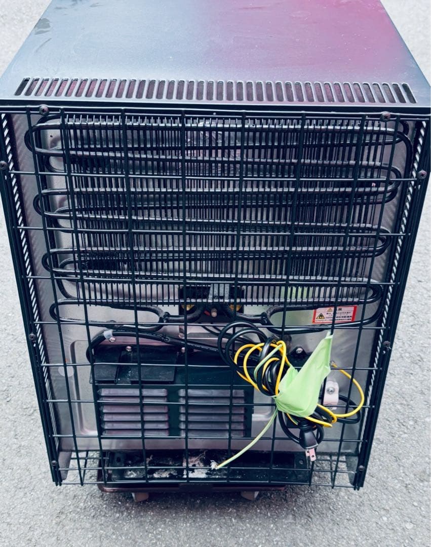 美品／WRH-M140G 40L ミラーガラス１ドア冷蔵庫