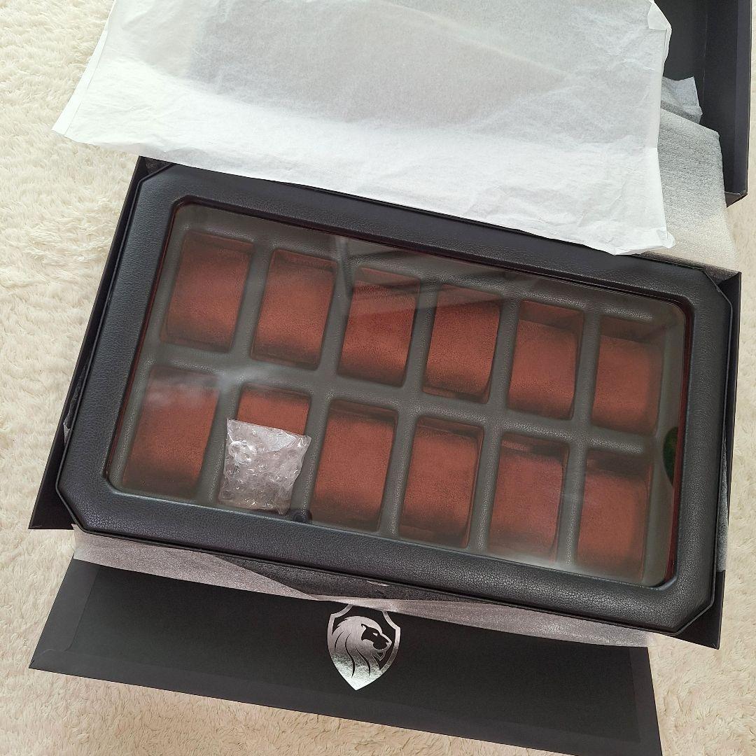 ROTHWELL　腕時計ケース　12スロット　コレクションケース　黒　未使用高級