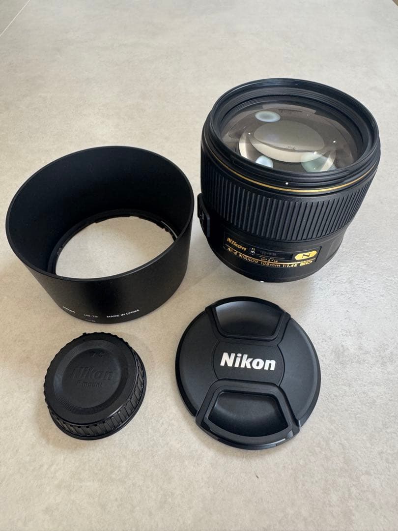 【美品・検済】Nikon AF-S NIKKOR 105mm f/1.4E ED