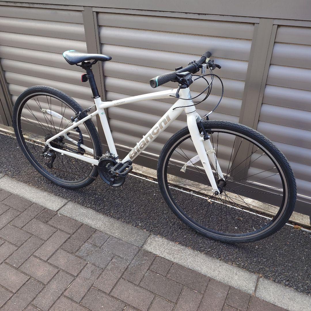 ビアンキ　C-SPORT クロスバイク　ホワイト　43サイズ