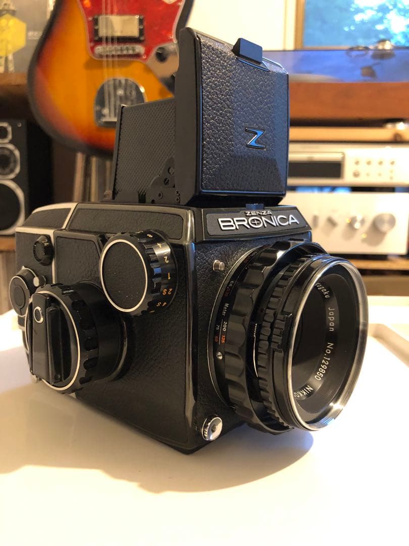 BRONICA 中判カメラ レンズ、フィルムバック付き
