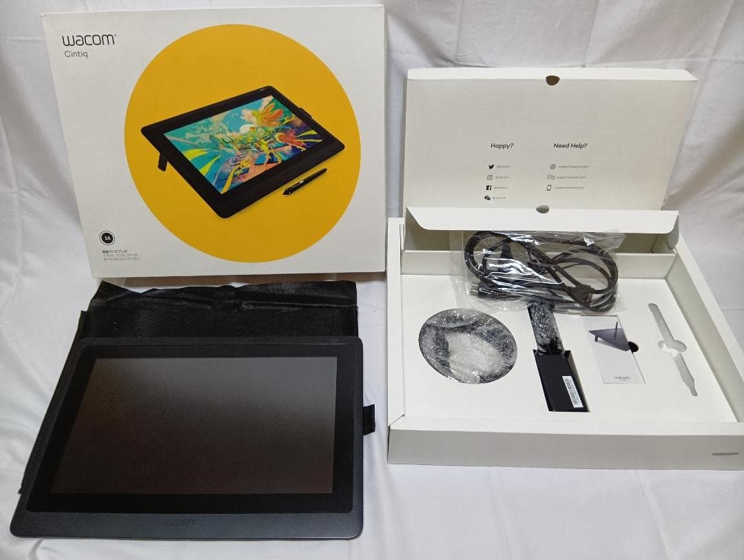 中古｜美品｜ペン欠品｜Wacom Cintiq 16｜DTK1660K1D