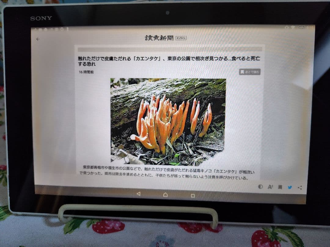 ソニー　高音質　タブレット　SGP512 Xperia Z2 　SONY