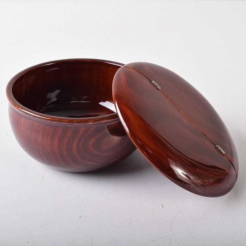 茶道具　栄春造　溜塗　老松蒔絵　茶器　龍村美術織物謹製仕覆付　共箱　V　7529