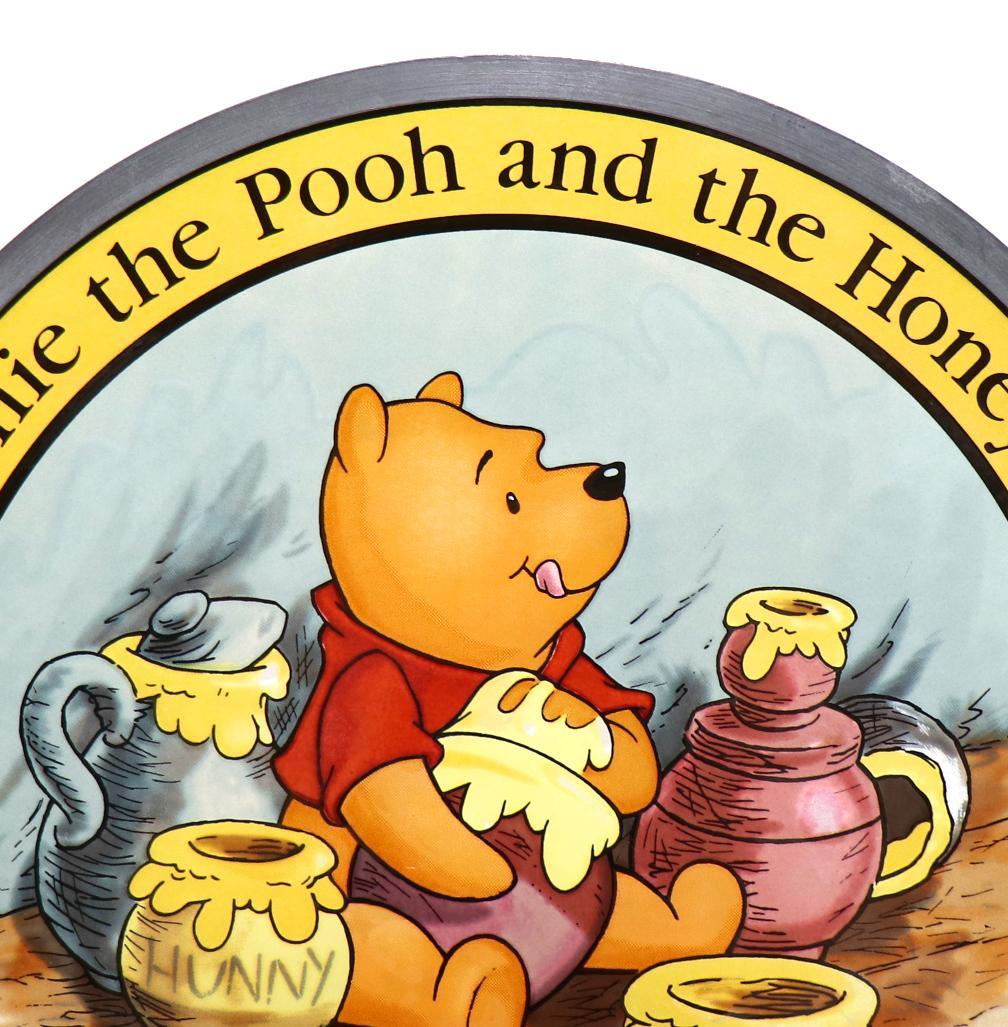 くまのプーさんとハチミツ ディズニー公式 ヴィンテージ ステンドグラス 数量限定