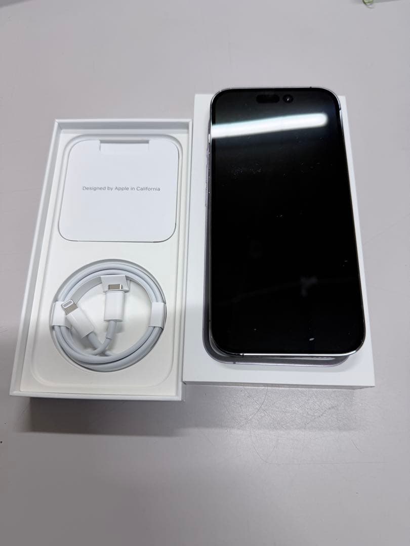 iPhone 14 Pro 256GB ディープパープル 小傷あり 本体