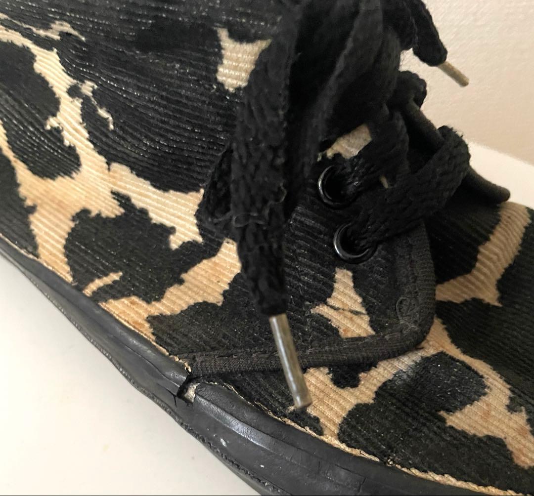 80sVANS USA製 CHUKKA 「COW柄、9H」