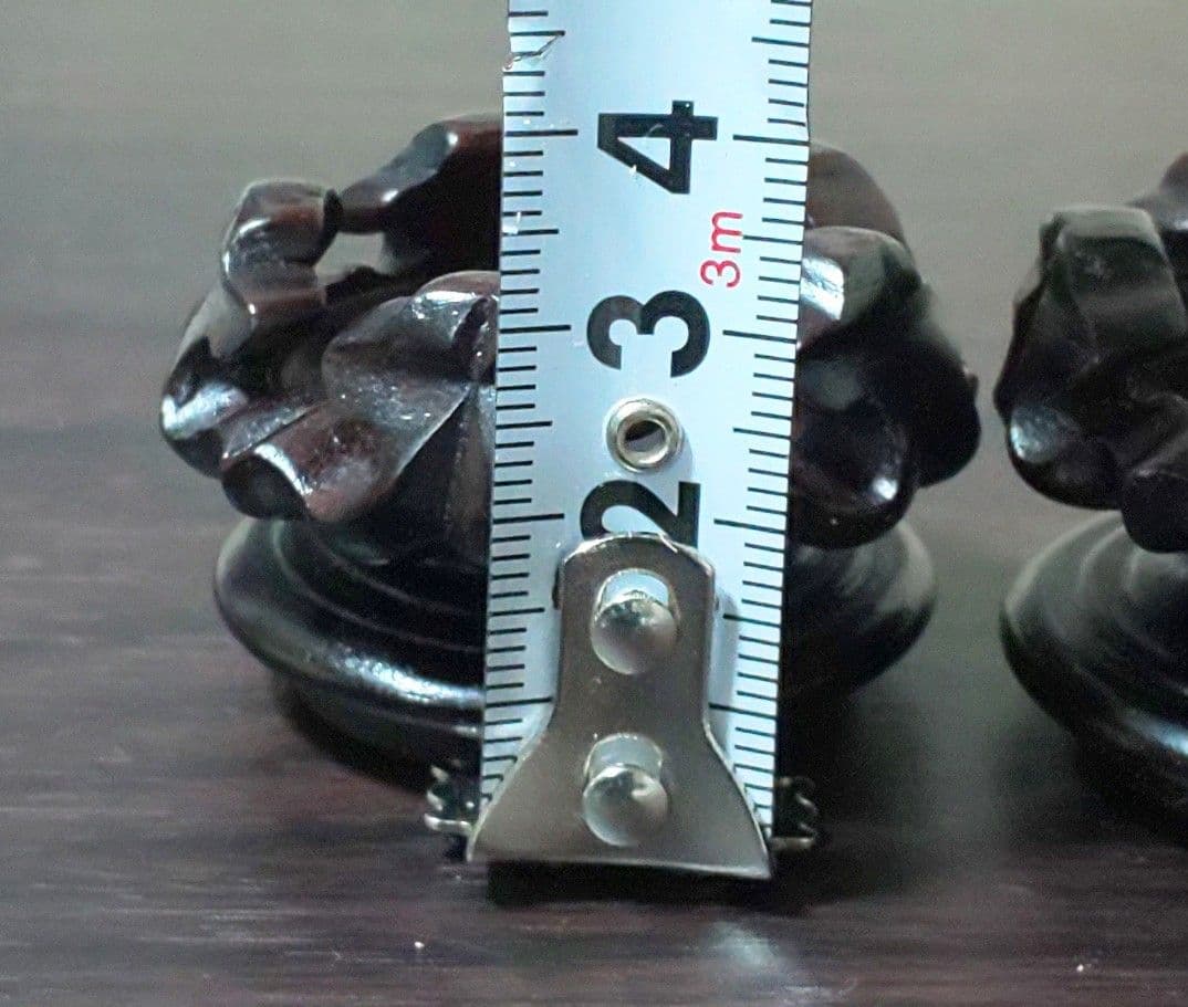 南宋時代 鈞窯紫斑紋盃 澱青釉紫紅斑盃 木製台座付 二客