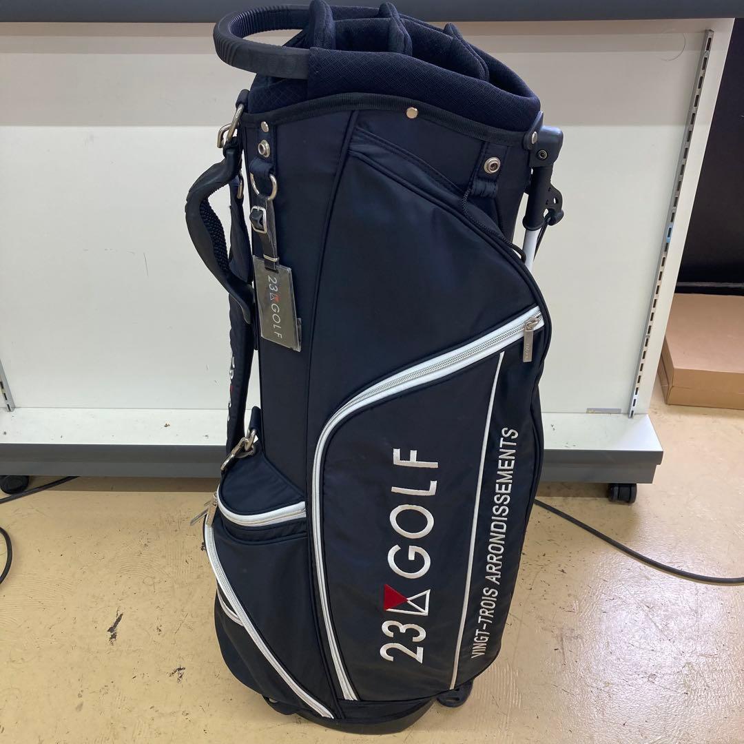23区　GOLF ネイビー キャディバッグ
