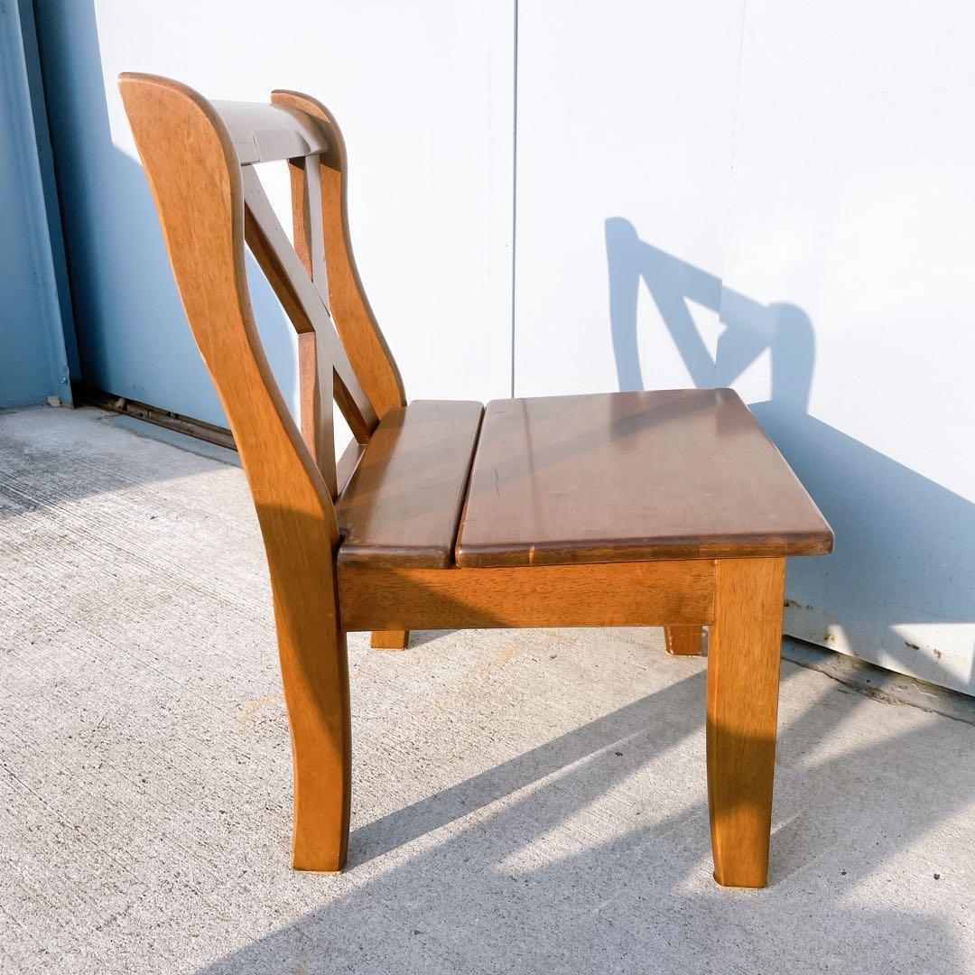 【美品送料込】フランスベッド ウッドチェア 木製ダイニングチェア 2脚セット