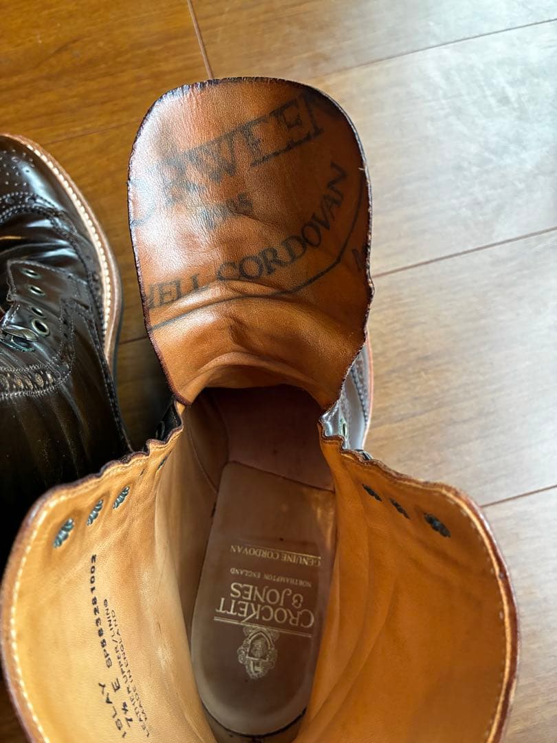 Crockett&Jones Islay ボーウィンコードバン UK7h