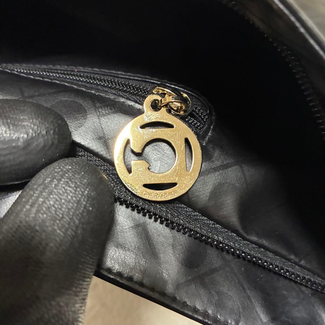 美品✨ゲラルディーニ トートバッグ ソフティ ブラック イタリア製