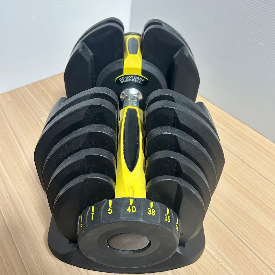 可変式ダンベル 最大約40kg 　片側1個①　　　【説明文必読、お願い致します】