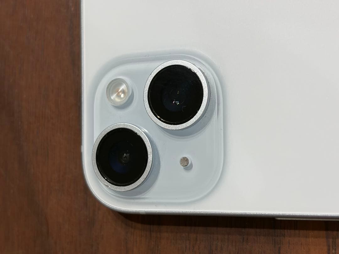 iPhone15 128GB ブルー 付属品あり SIMフリー ケース付き