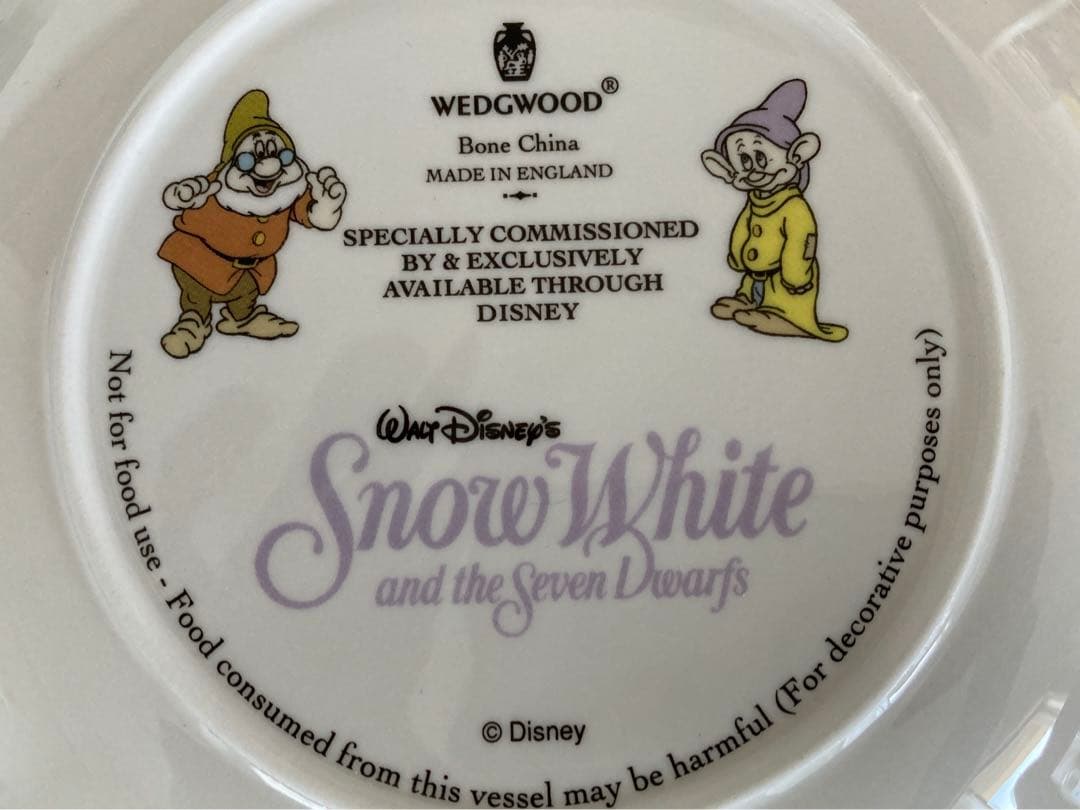 【廃盤・希少】90年代　ウェッジウッド ディズニーデザインシリーズ　白雪姫