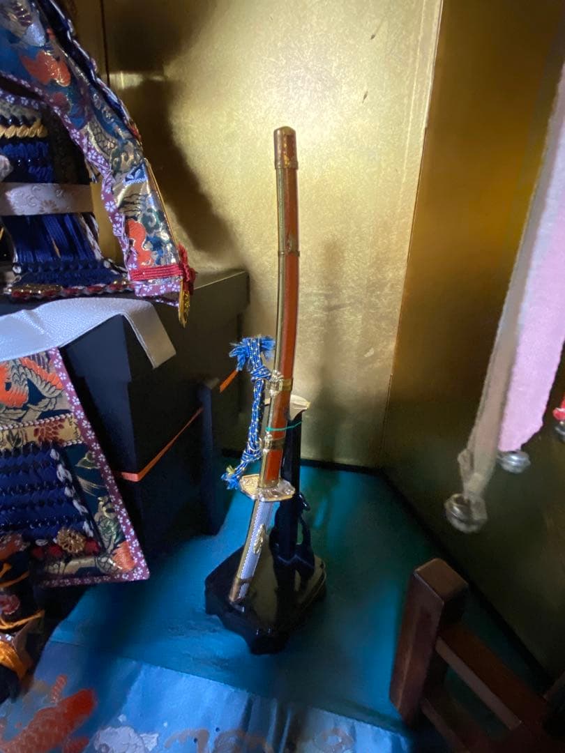 わらべ人形 五月人形 かぶと兜 子供 刀 子供の日 人形 鎧兜