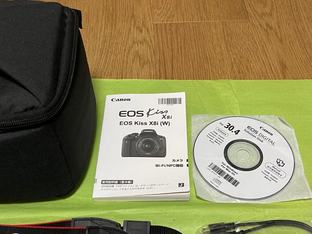 【美品】CANON キャノン EOS Kiss X8iレンズキット フルセット