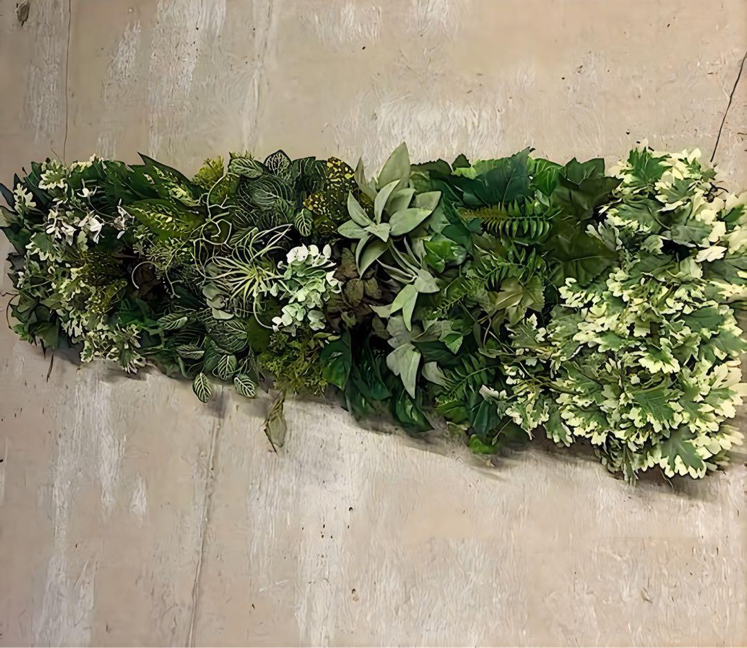 光触媒　人工観葉植物　ウォールグリーン　フェイクグリーン　壁掛けオーダー集444