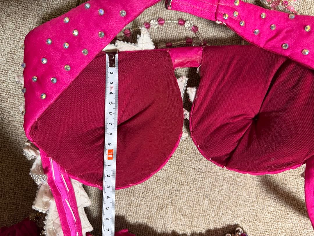 ピンクのベリーダンスセットアップ in Egypt style