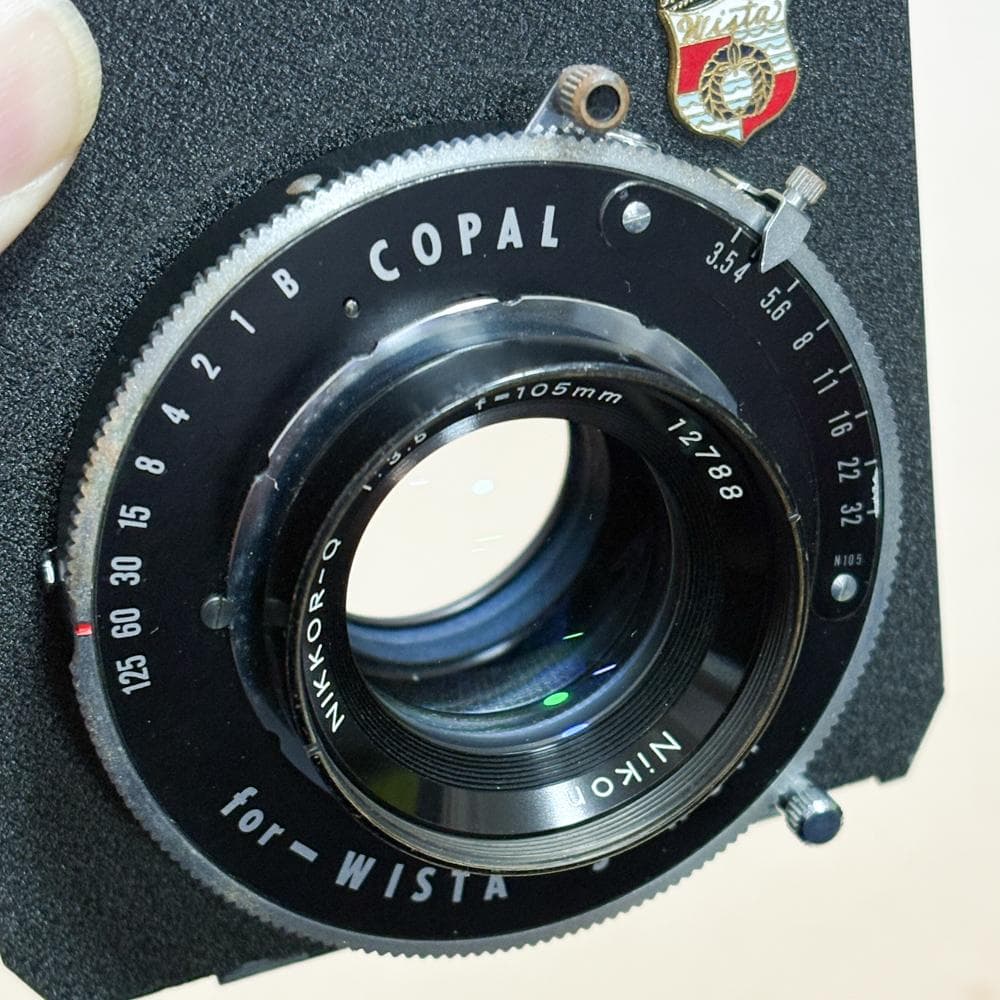 WISTA 45 NIKON105mm f3.5 専用ルーペ+フォルダセット