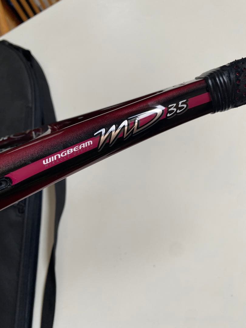 未使用 テニスラケット ブリヂストン ウィングビーム MD 35 ケース付き