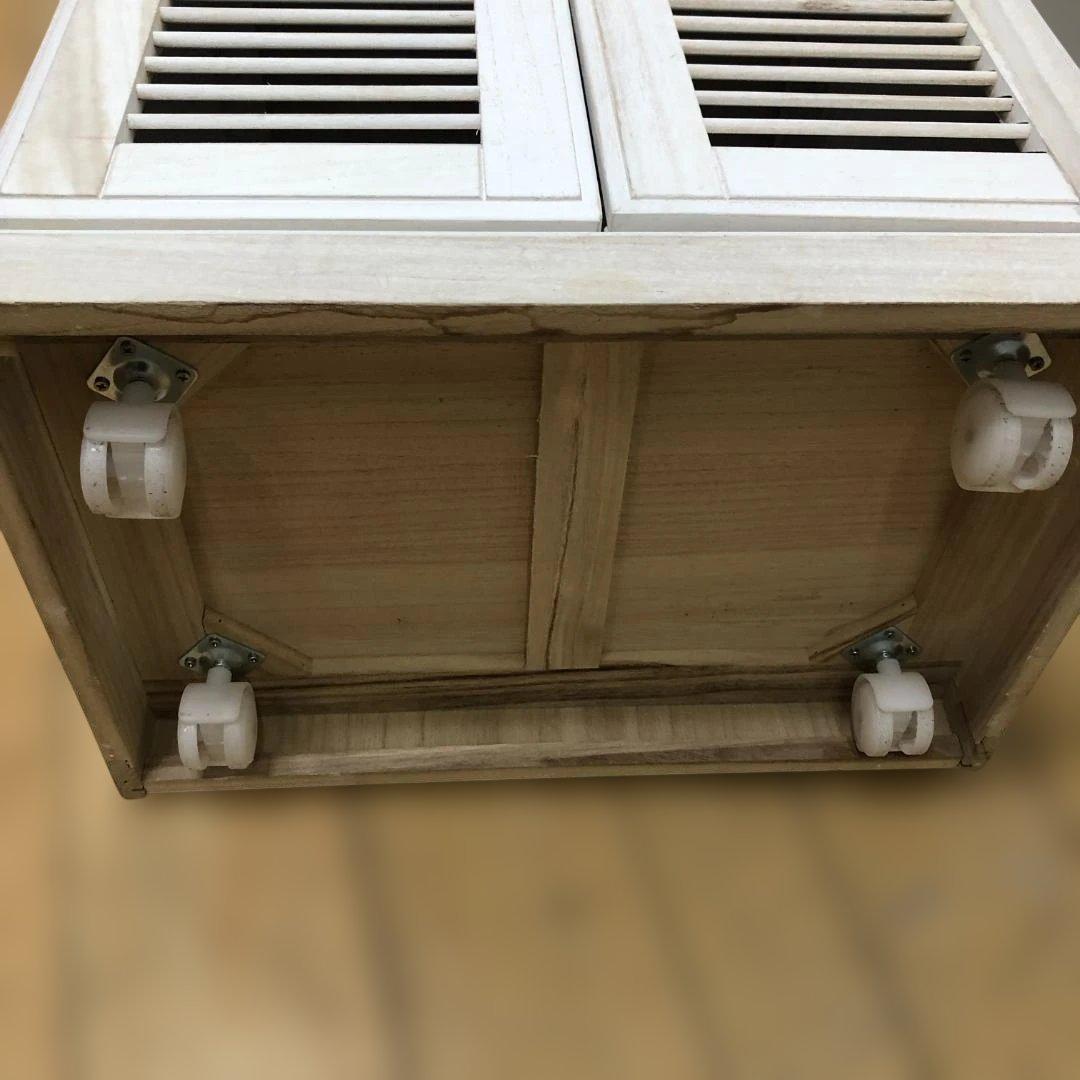 送料無料 キッチンカウンター MUD-6248WS キャスター付き 88250