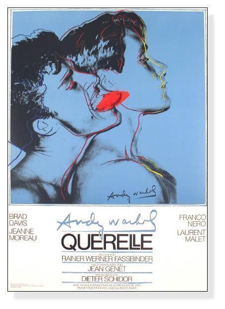額装済/Querelle/Andy Warhol/ヴィンテージ アートポスター