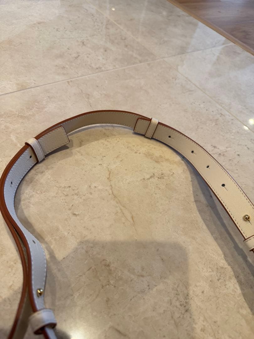 Loewe ハンモック　ホワイト ベージュ 2waysトートショルダーバック