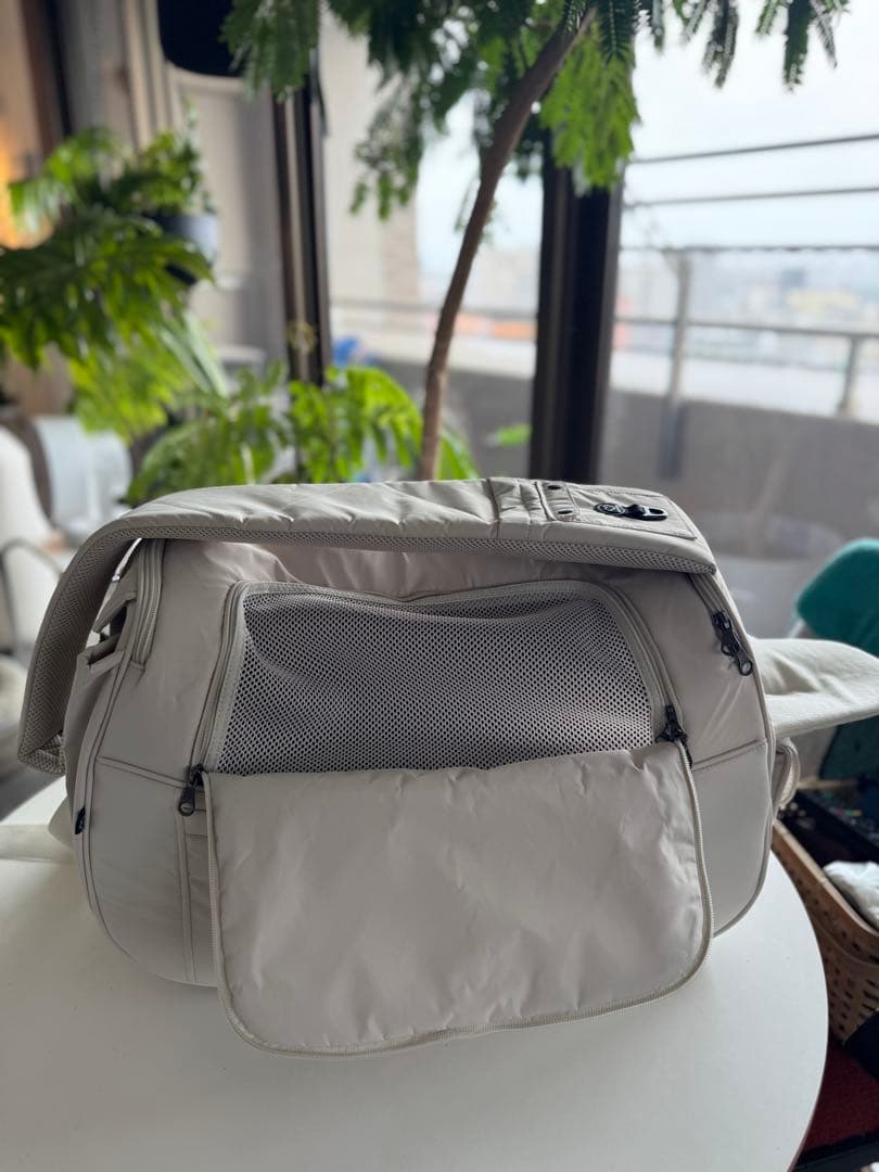 SSOOOK スリングバッグ　アイボリーLバッグが右 ボアブランケット付き