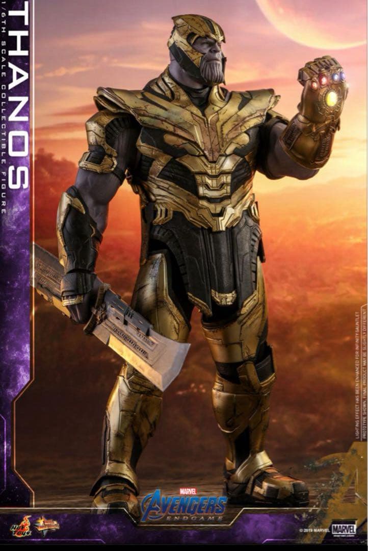 【美品】 アベンジャーズ　エンドゲーム　サノス　ホットトイズ