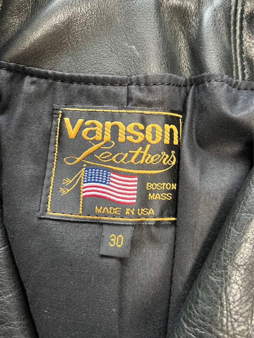 Vanson ライダースジャケット