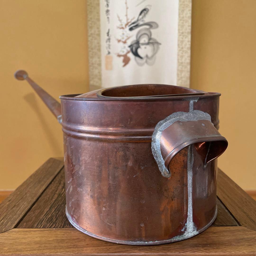 根岸産業「銅製 長竿如雨露４号」【昭和レトロ】