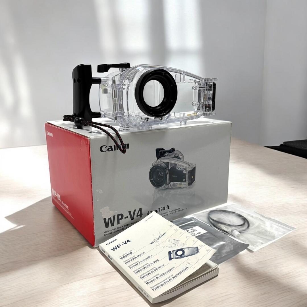 ☆美品 希少 廃盤品 Canon キヤノン WP-V4 ウォータープルーフケース
